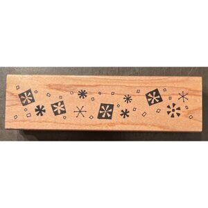 Great Impressions Rubber Stamp H153 Snowflake Design For Crafting & Scrapbooking